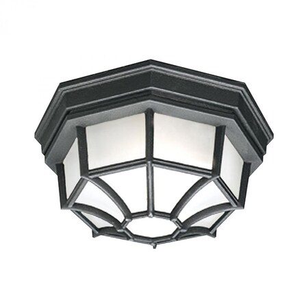 Thomas Essentials 1-Light Ceiling Lamp in Black SL7457